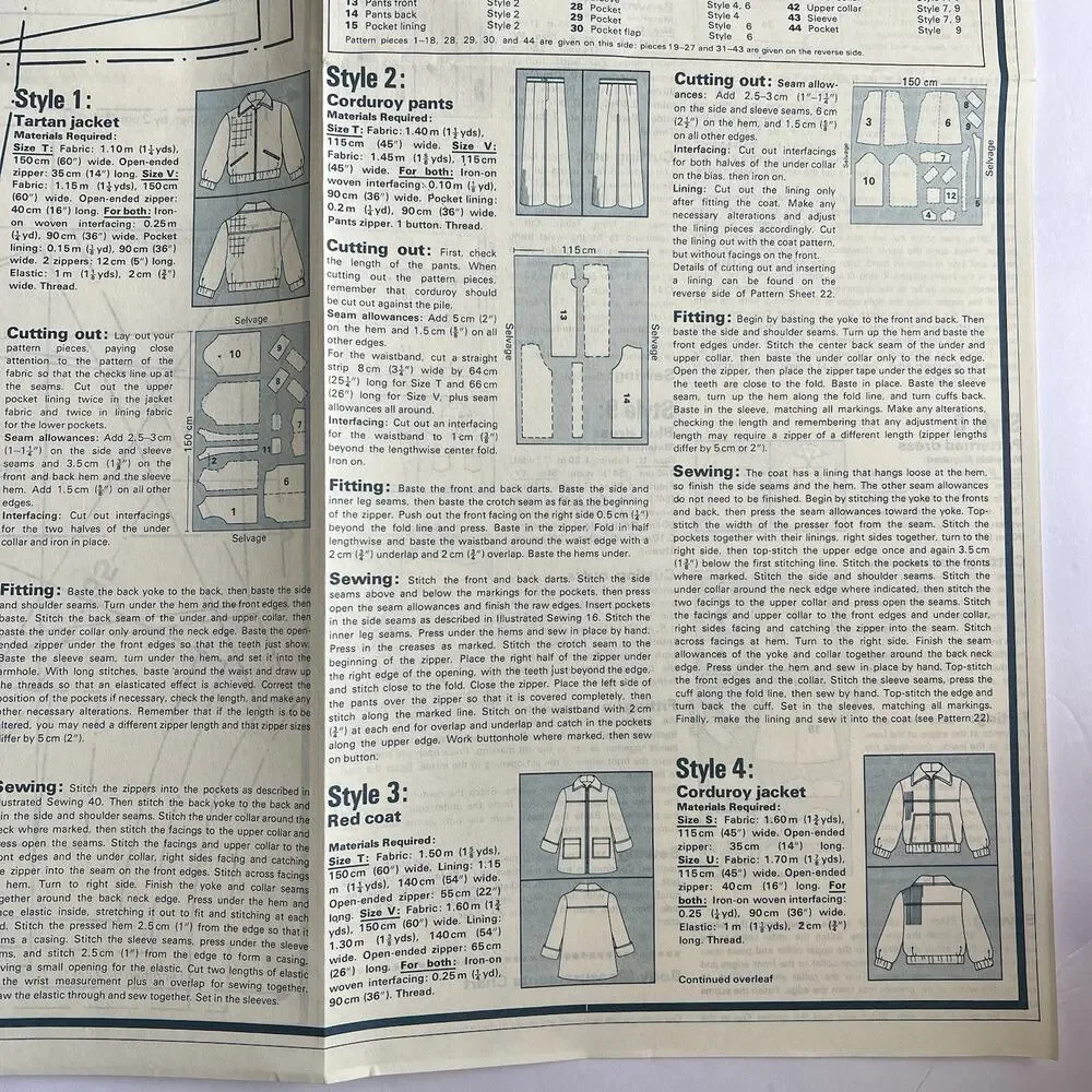 Vintage Designer Sewing Patterns Lot Of 4 Childrens Clothes Skirts Coats Dresses
